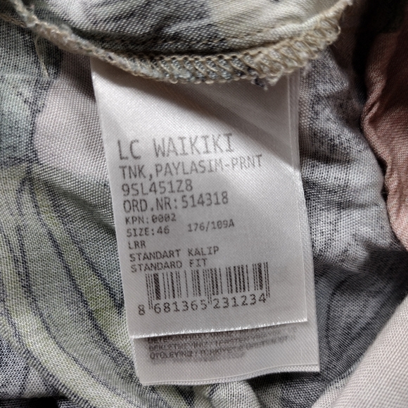 LC Waikiki Classic Tropical Print Dress - Picture 8 of 10